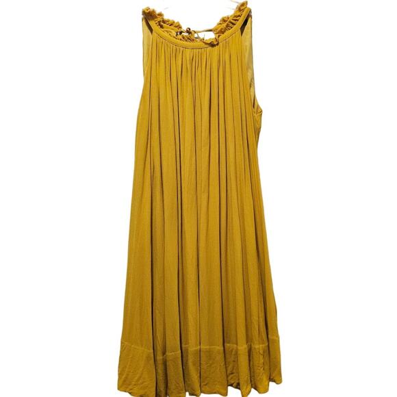 Banana Republic Dress Size Small Mustard - Picture 1 of 2